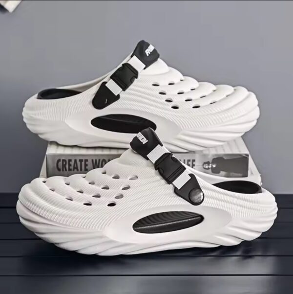 🌊 Wave Series Men Clogs - Outdoor Casual Non-slip Footwear Men Sandals - Image 4