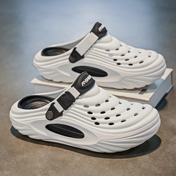 🌊 Wave Series Men Clogs - Outdoor Casual Non-slip Footwear Men Sandals